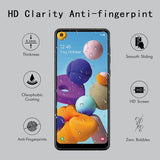 [4 Pack] Screen Protector Compatible with  Galaxy A21/A21S,Scratch Resistant,Easy-Install,Bubble Free,Anti-Fingerprint,Tempered Glass