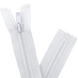 2Pcs #5 20 Inch Separating Jacket Zippers For Sewing Coats Jacket Zipp