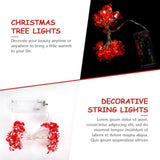 Candy Cane Led String Lights Warm Fairy Lights 6.56Ft 20Led Christmas Lights Decoration For Indoor Outdoor Winter Party