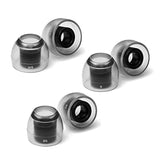Sednaearfit Crystal Standard (Ss/S/Ms) - Earbud Tips For Wireless Headphones - Noise Canceling Earbuds Replacement Tips - Eartips Compatible With Shure, Sony, Beats, Sennheiser, Jabra, And Jbl