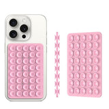 Double Sided Silicone Suction Phone Holder Mount, Silicon Accessory for iPhone and Android, Hands-Free Mirror Shower Phone Holder, TikTok Videos and