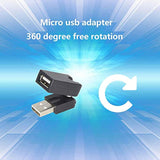 Swivel Usb Adapter, Rotatable Usb 2.0 Type A Male To Type A Female Extension C