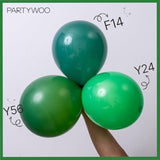127PCS Hunter Green Balloons Garland Arch Kit Dark Green Latex for Party Decorations