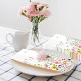 100Pcs Wildflower Napkins 3 Ply Wildflower Baby Shower Napkins Disposable Absorbent Hand Towels For Bathroom Floral Party Paper Napkins Decorative For Wedding Birthday Party Baby Shower