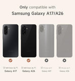 for  Galaxy A17/A26 5G Case, Compatible with MagSafe, Shockproof Bumper Cover Slim Magnetic Protective Cases with Camera Cover & Adjustable