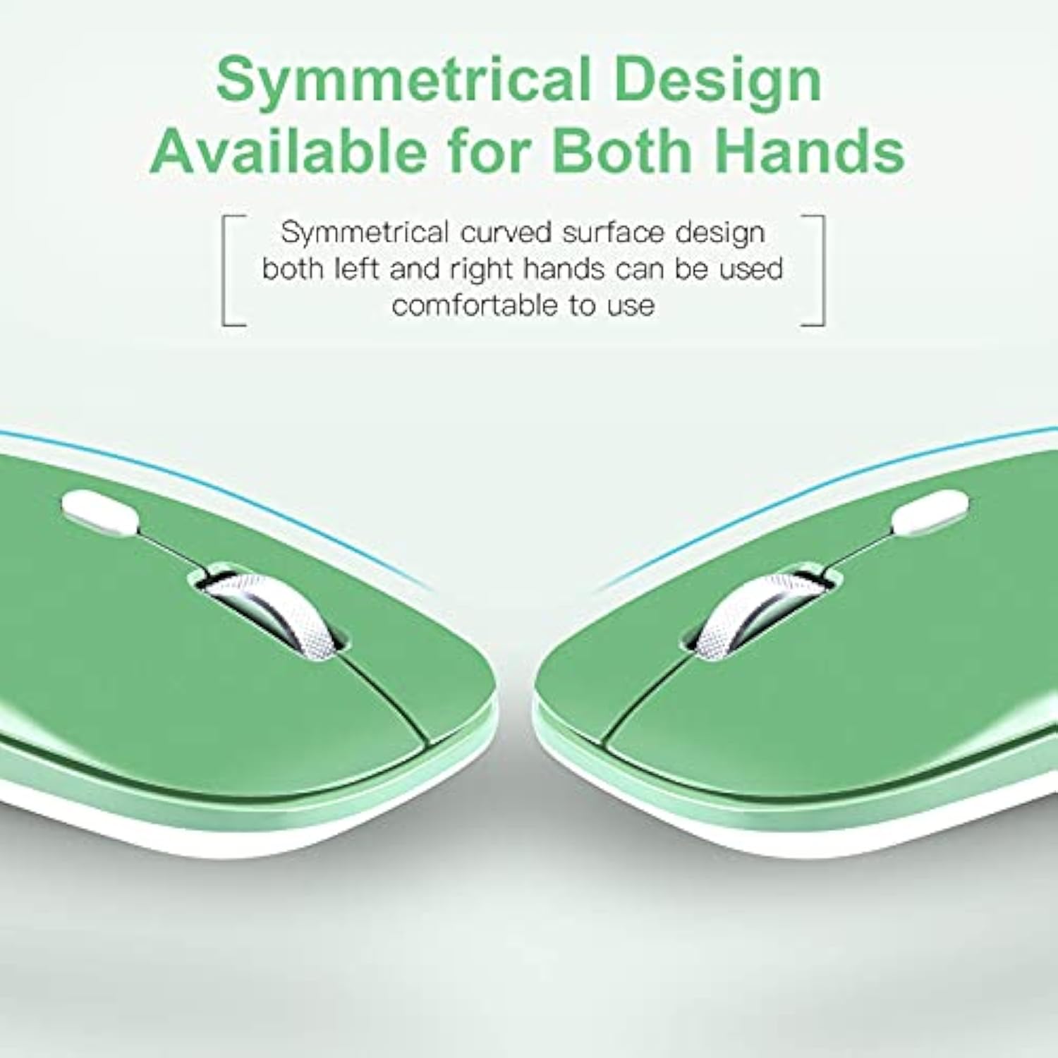 Wireless Mouse, 2.4G Slim Silent Cordless Mouse With Usb Receiver, 3 Adjustabl