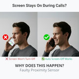 Proximity Sensor Flex for iPhone 13 Pro - Fixes Pink Screen & Restarts (Log 0x10000/0x1000/AOP Panic/Mic3) - Face ID Works - with Mic & Waterproof