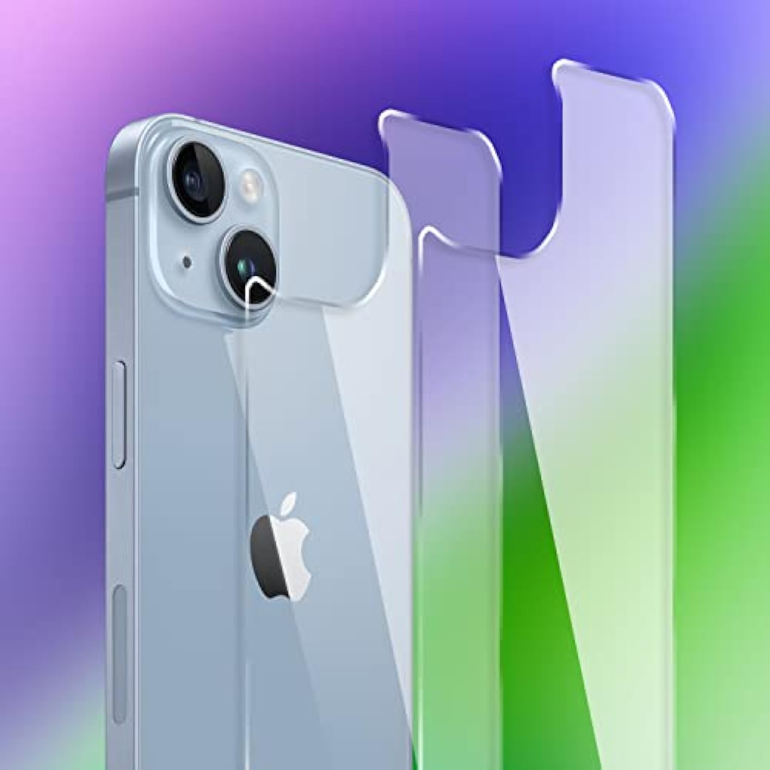 For Iphone 14 Back Screen Protector (2-Pack), Iphone 14 Back Glass Protector Rear Screen Protector (6.1 Inch)