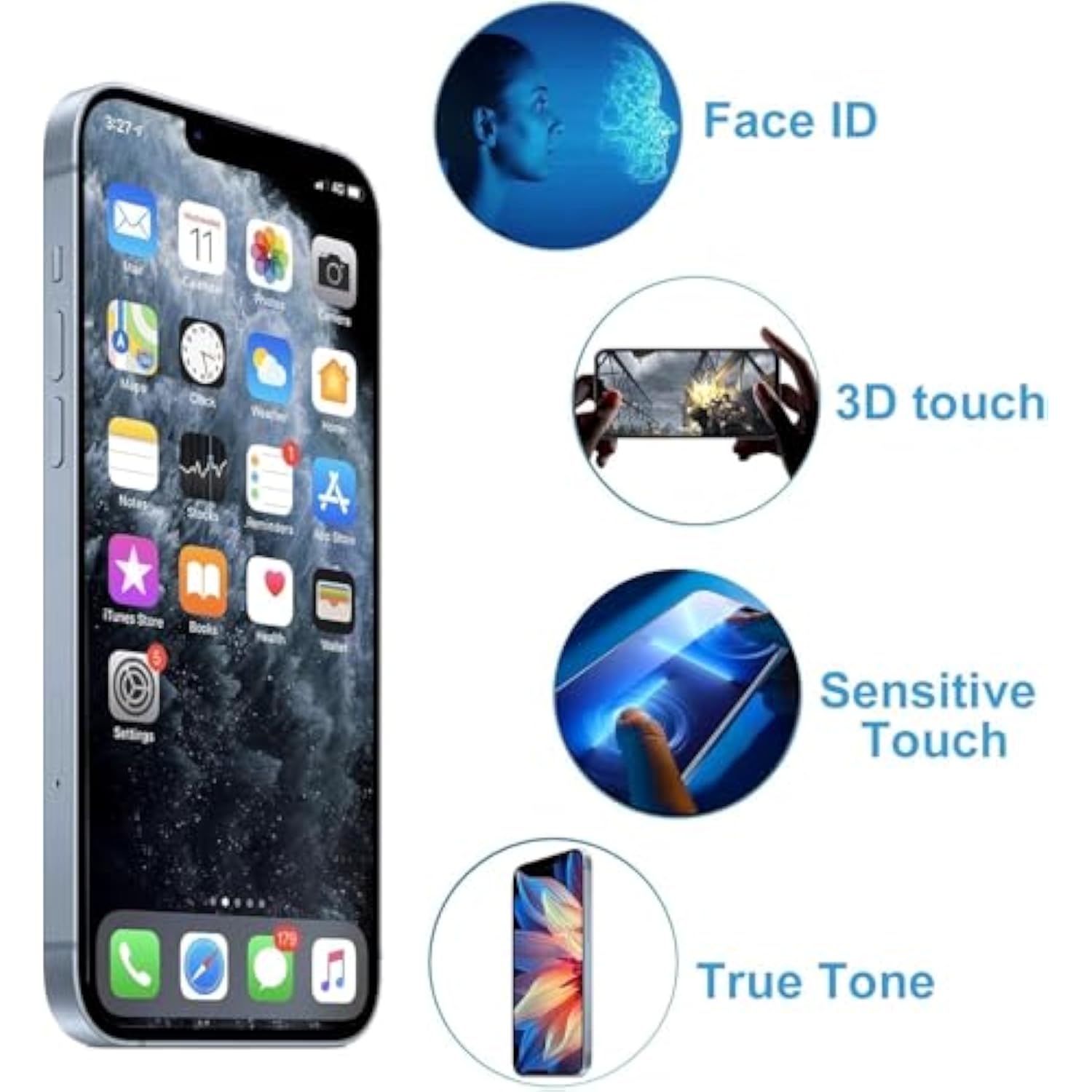 iPhone 11 6.1in LCD Screen Replacement Full HD Digitizer with Adhesive
