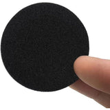 Ear Cushions Soft Foam Covers 45Mm - 1.8" Inch Diameter Replacement Sponge Cover Earpads For Most Standard Size Office Telephone Headsets, On Ear Headphones (Black) 12 Pack