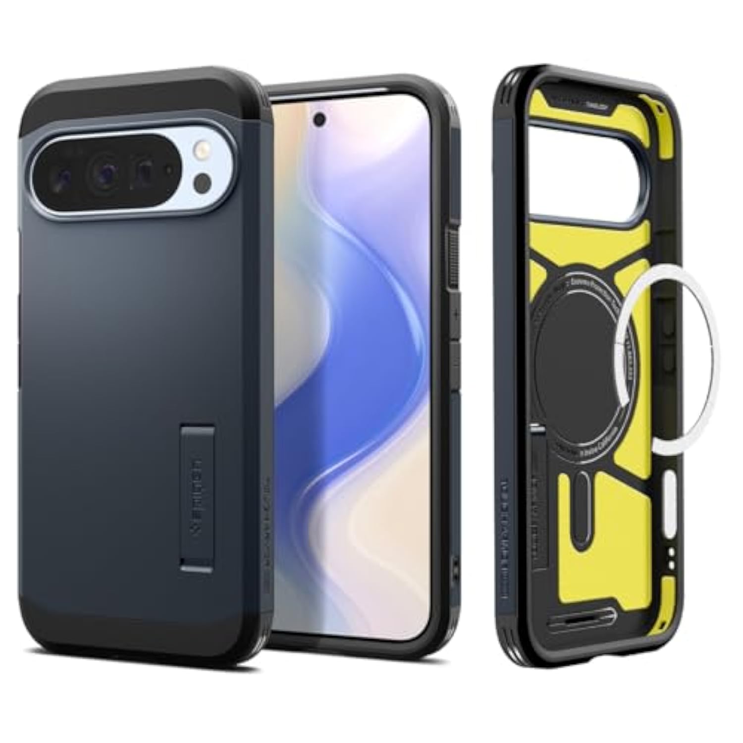 Spigen for Pixel 10 Pro XL Case, Tough Armor MagFit (2025) [Designed for Pixelsnap, Compatible with MagSafe Accessories] - Metal Slate
