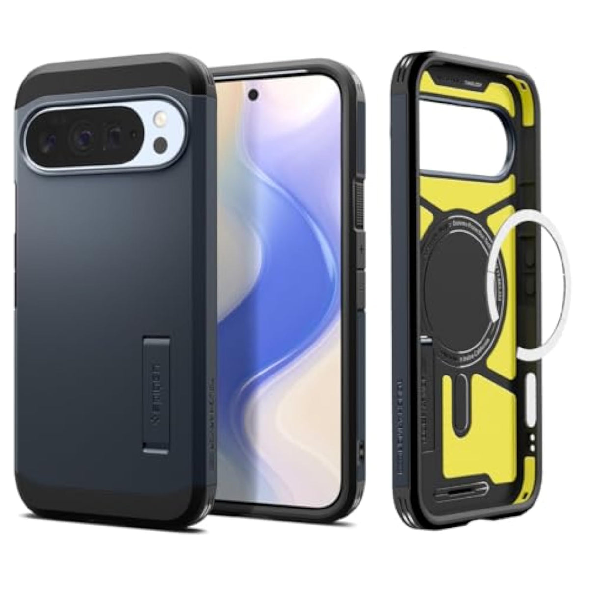Spigen for Pixel 10 Pro XL Case, Tough Armor MagFit (2025) [Designed for Pixelsnap, Compatible with MagSafe Accessories] - Metal Slate
