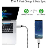 Type C Charger Cable,15Ft Long Usb A To C Cable Compatible With Google Pixel 4 Xl,Samsung S10 S9 Plus S8, Galaxy Note 10, Lg V30, Braided Charging Fits Nintendo Switch Macbook Wall Charger