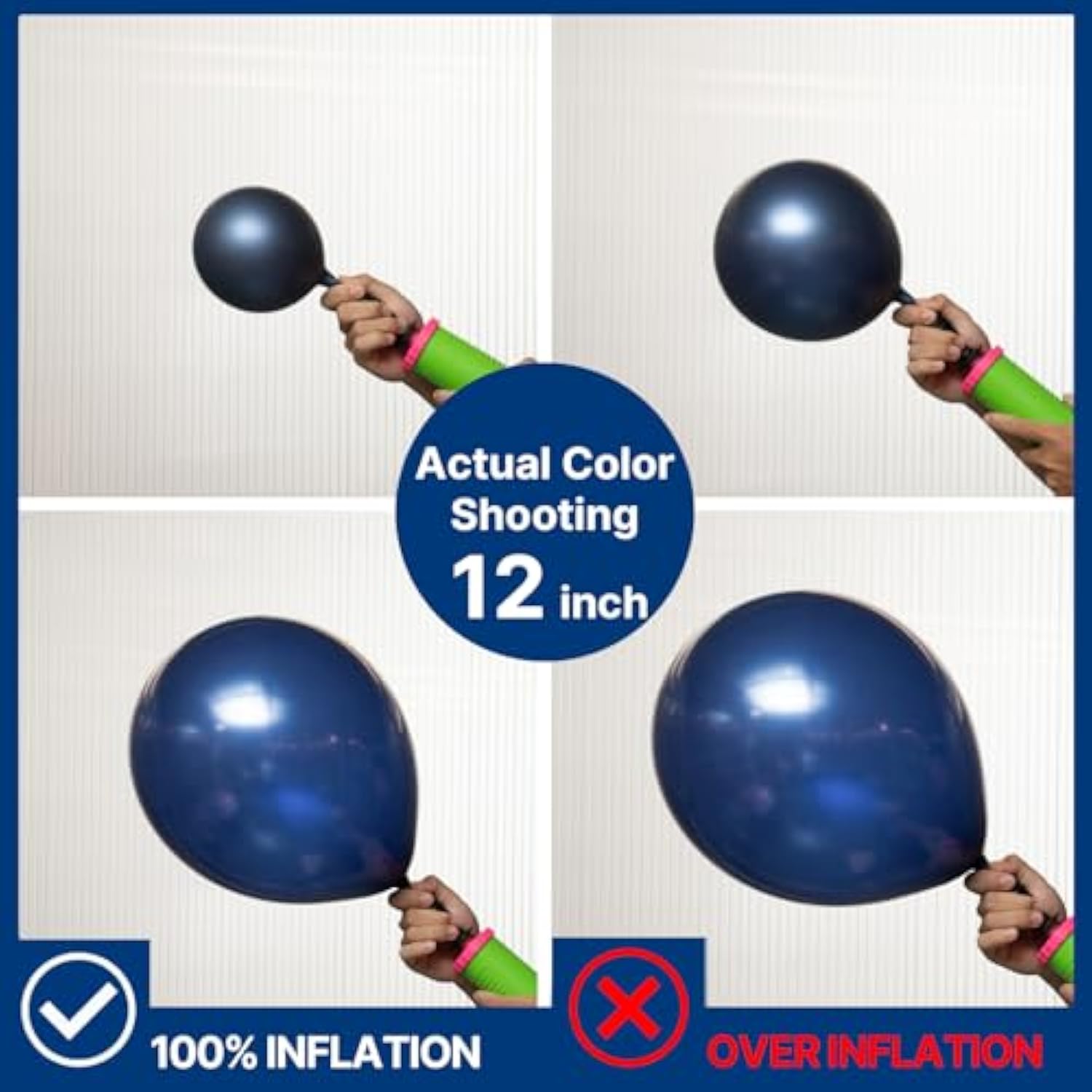 85pcs Navy Blue Balloons Mixed Sizes Party Garland Arch Decor