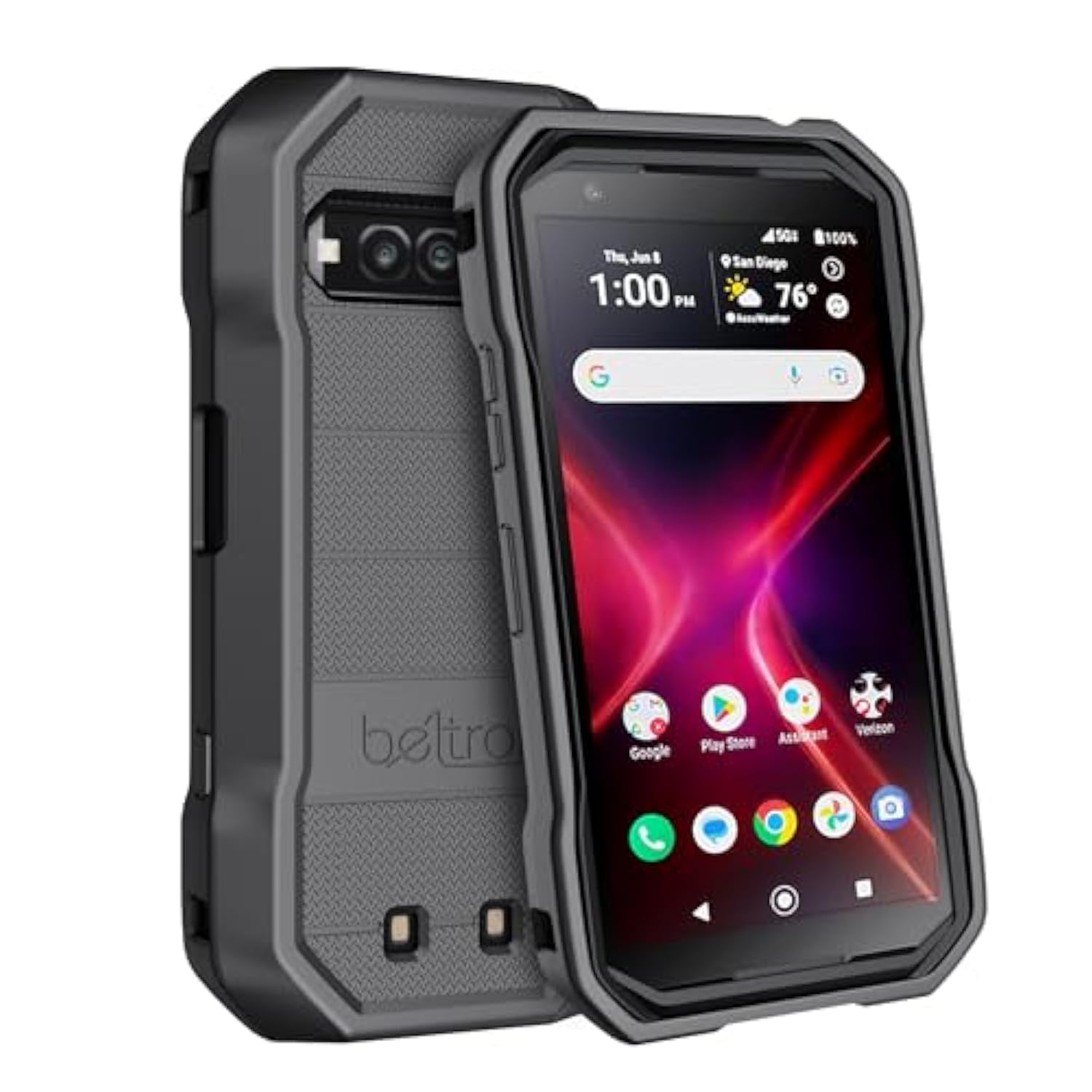 Duraforce Pro 3 Heavy Duty Case, Industrial Strength Armor Case With Reinforced Technology For Kyocera Duraforce Pro3 E7200 (Verizon) - Black