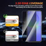 Privacy Screen Protector For Samsung Galaxy A36 3 Pack, Tempered Glass Film Anti-Spy Scratch Resistant 9H Hardness Case Friendly