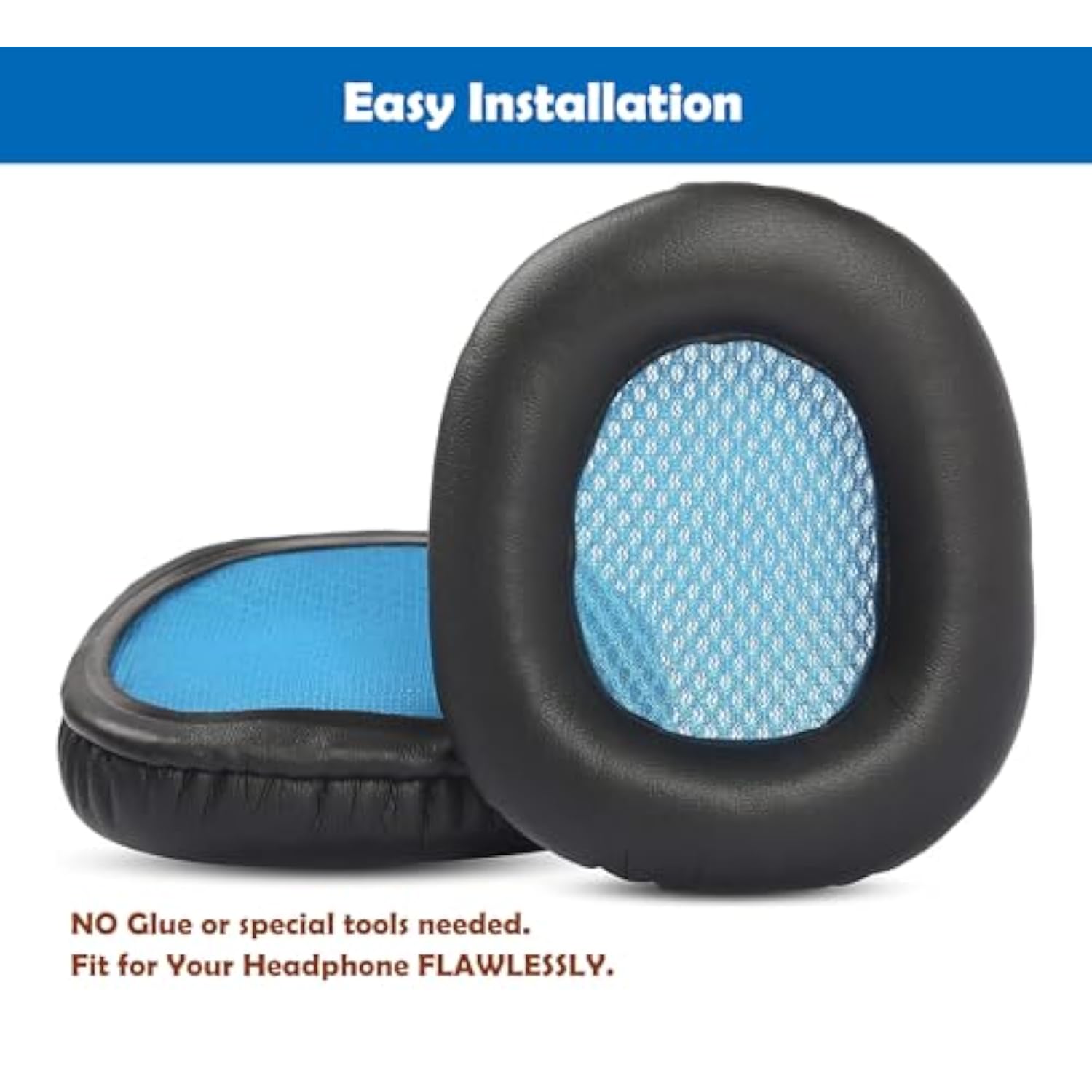 Professional Replacement Earpads Cushion Compatible With Sades Sa810 Sa-810 Sa810 Gaming Headset Ear Pads With Skin-Friendly Leather And Memory Foam