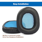Professional Replacement Earpads Cushion Compatible With Sades Sa810 Sa-810 Sa810 Gaming Headset Ear Pads With Skin-Friendly Leather And Memory Foam