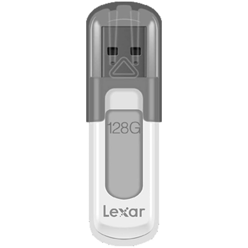 Lexar JumpDrive V100 128GB USB 3.0 Flash Drive, Gray (LJDV100-128ABNL)