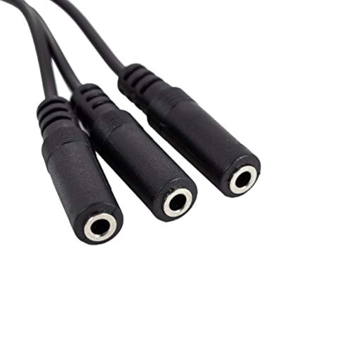 3.5Mm (1/8") Trs 1 Male To 3 Female 3-Way Stereo Splitter Audio Cable