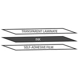 Online-Welcome Russian with RED Lettering Keyboard Stickers Transparent for Co