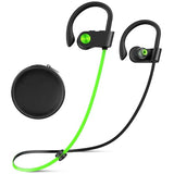 Bluetooth Headphones, Bluetooth 5.3 IPX7 Waterproof Wireless Sports Earbuds for Workout Gym, 16 Hrs Playtime Running Headphones with Noise Cancelling
