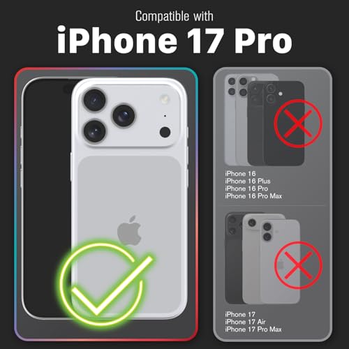 vCommute for iPhone 17 Pro Wallet Case, [Military Grade Drop Protection] Flip Leather Cover Slot Card Holder with Kickstand - Black