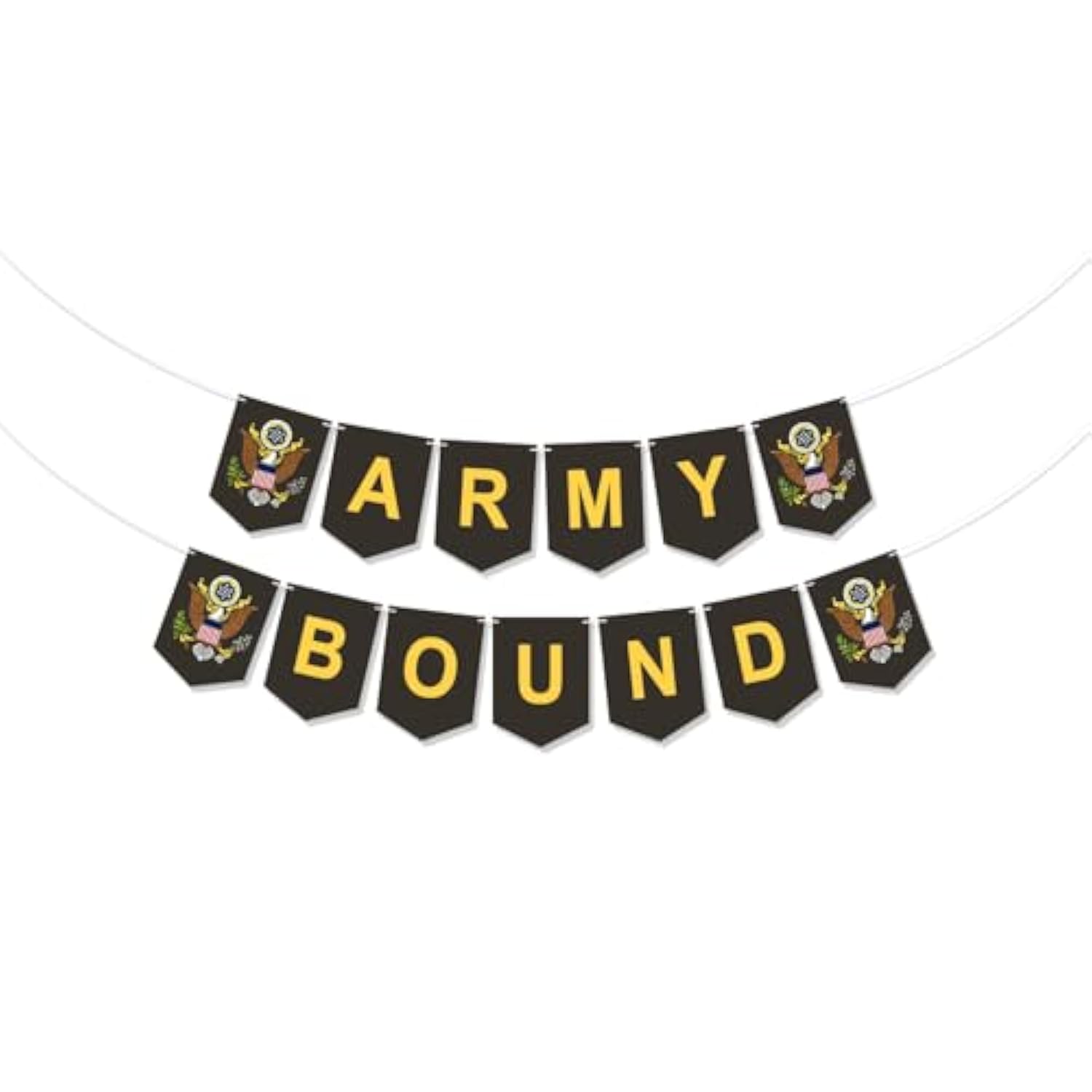 Military Bound Banner For Army Recruits, Graduation & Farewell Parties - Decoration Supplies