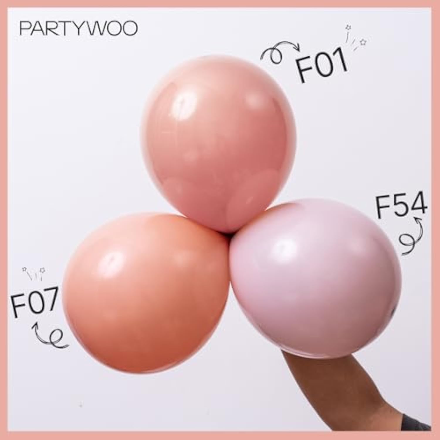 Blush Pink Balloon Garland Kit: 100 Piece Boho Party Decor