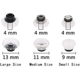 Replacement Ear Tips Compatible With Plantronics Voyager Legend, 5200, 5220, 5210 Series, Eartips With Foam Cover 3 Sets, S/M/L Clear
