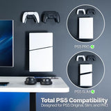 VIVO Steel Wall Mount Bracket Designed for PS5 Gaming Console, Vertical Display for PlayStation 5, Open Design, Black, MOUNT-PS5B