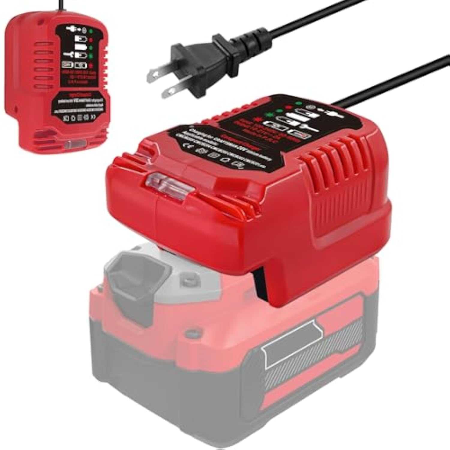 Cmcb104 V20 Battery Fast Charger Replacement For All Craftsman 20V Max V20 Lithium-Ion Battery Charger Cmcb124 Cmcb100 Cmcb101 For Craftsman V20 Lithium Battery Cmcb204 Cmcb202 Cmcb201