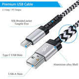 Usb C Charger Cables For Google Pixel 7 Pro 8 7A 8 Pro 6A 4A 3A,3/6/10Feet Type Usb C Android Phone Fast Charging Car Cord For Samsung Galaxy S23 Fe A14 A54 A13 S9;Moto G Stylus;Iphone 15 Pro Max