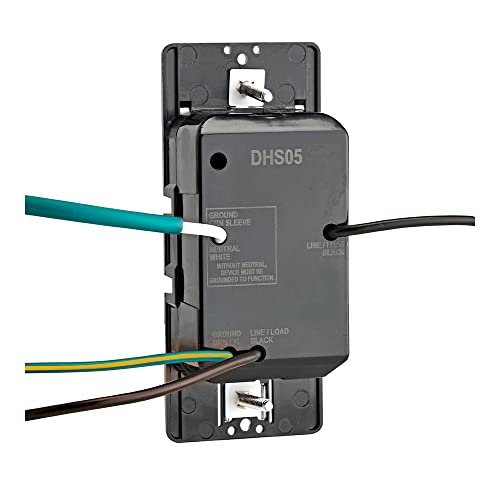 Humidity Sensor Switch For Bathroom Exhaust Fan, Automate Ventilation, Air Circulation, Moisture Control, ¼ Hp, Single Pole, Dhs05-1Lt, Light Almond