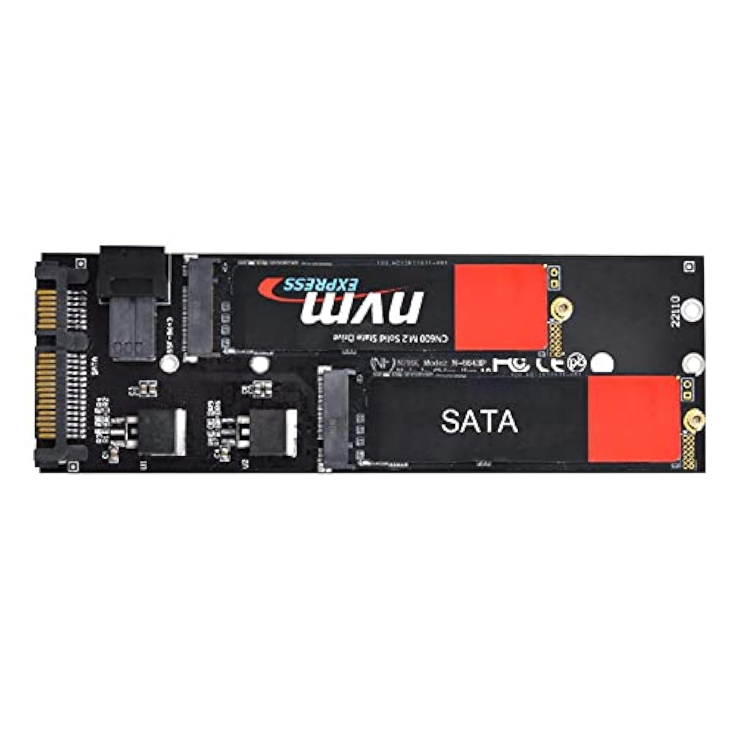 Cablecc SFF-8643 to U2 Kit NGFF M-Key to HD Mini SAS NVME PCIe SSD SATA Adapte