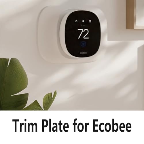Trim Plate For Ecobee Accessories For Ecobee Plate Cover Accessory Easy Installation White
