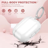 Clear TPU Protective Case for Apple AirPods Pro 3 2025 with Cleaning Kit, Soft Transparent Skin for Women and Men, Compatible with iPod Pro 3rd Generation Charging Case