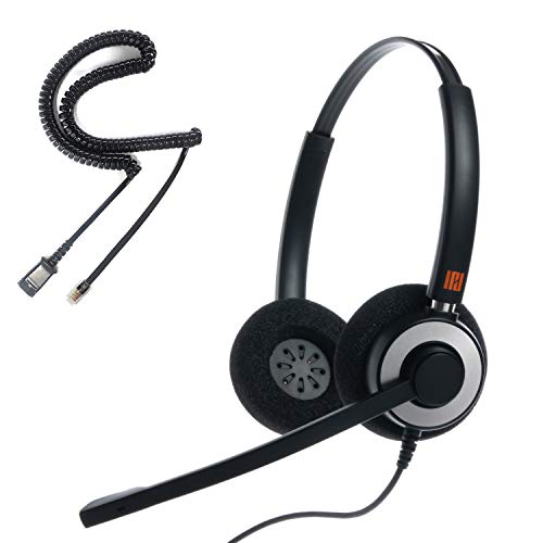 IPH-165 Phone Headset with Noise Cancelling Microphone for Office and Call Center -Compatible with Cisco landline Phones -7800/7900/8800/6945