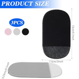 3Pcs Wireless Mouse Holder For Laptop, Stick On Mouse Pouch Universal Mouses Pocket For Laptop, Reusable Self-Adhesive Mouses Holder Bag, Hard Drive Sleeve For Computer Usb Cable Storage