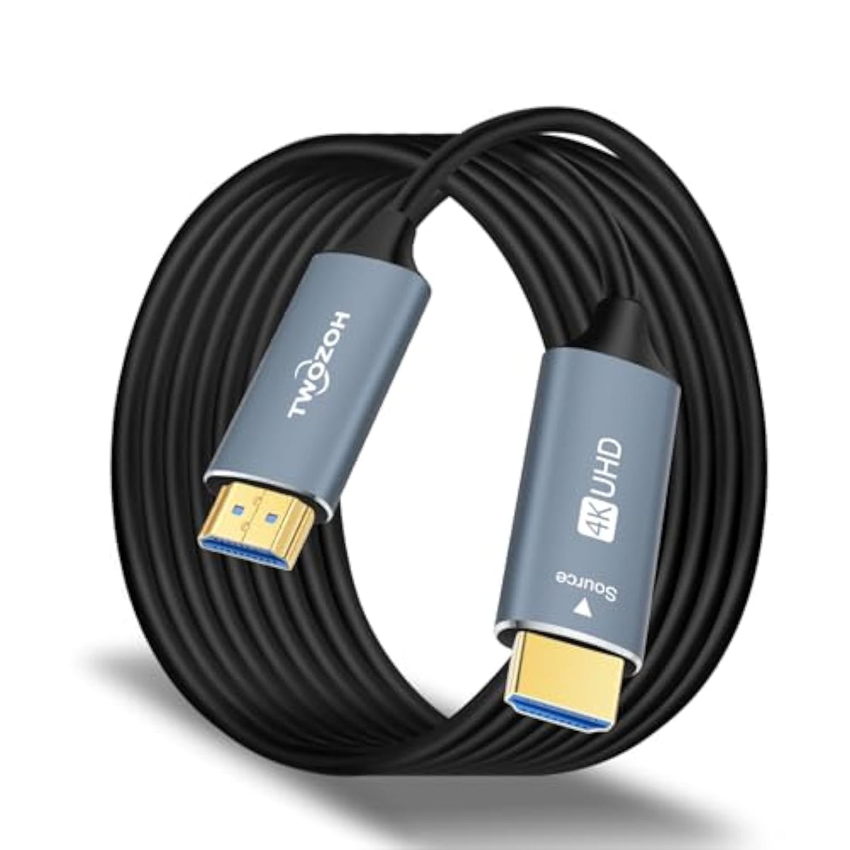 Fiber Optic Hdmi Cable 60Ft, Long 4K Fiber Hdmi To Hdmi Cable 4K/60Hz (4:4:4 H