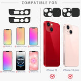 iPhone 13 and iPhone 13 Mini Privacy Cover with Front Camera Protection, 2-Pack