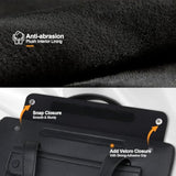 14 Inch Laptop Sleeve Case Bag For Hp 14" Laptop, Lenovo Dell Asus Acer Chromebook 14, Hp Stream 14, Dell Latitude 14, Asus Vivobook 14, Leather Computer Bag With 3 Compartments & Handle, Black