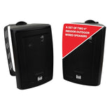 LU43PB 4" 3-Way High Performance Outdoor Indoor Wired Speakers