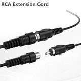 Rca Extension Cable, 2 Pack 10Ft Audio Video Rca Male To Female Cord For Speak