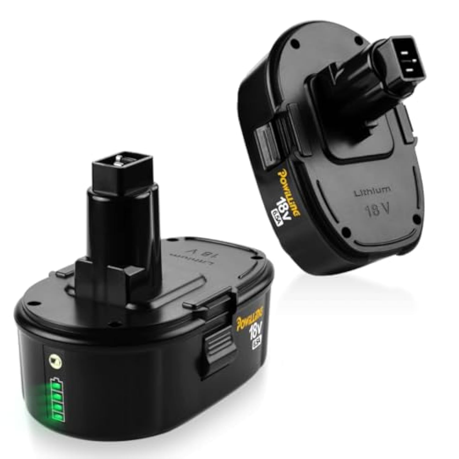 2Pack 18V Lithium-Ion Replace Battery For Dewalt, 18 Volt 6.5Ah Xrp Dc9096 Batteries Compatible With Dc9098 Dc9099 Dw9095 Dw9096 Dw9098