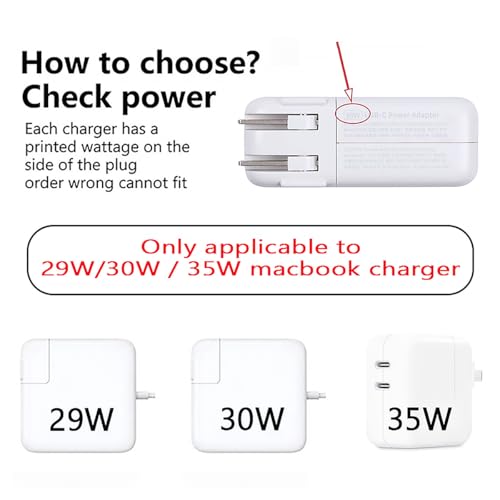 Case For Apple Macbook Charger - Travel Cord Organizer For 35W/30W/29W Adapters, Usb-C Power Charging Cable Management Cord Winder For Macbook Air 12'' 13'' (A1540 A2164 A1882 A2676)