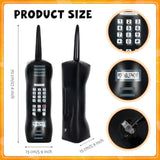 Inflatable Phone And Inflatable Radio Boombox,80S 90S Party Decorations,Hip Hop Party Decoration,Music Themed Party Decorations,Rappers B-Boys Costume Accessory For Disco Retro Theme Party Decorations