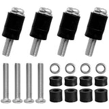 Wall Mounting Screws Bolts Fit for  TV - M8 x 45mm with 25mm Long Spacers, Solid Screw Bolts Hardware, TV Mounting Bolt Compatible with