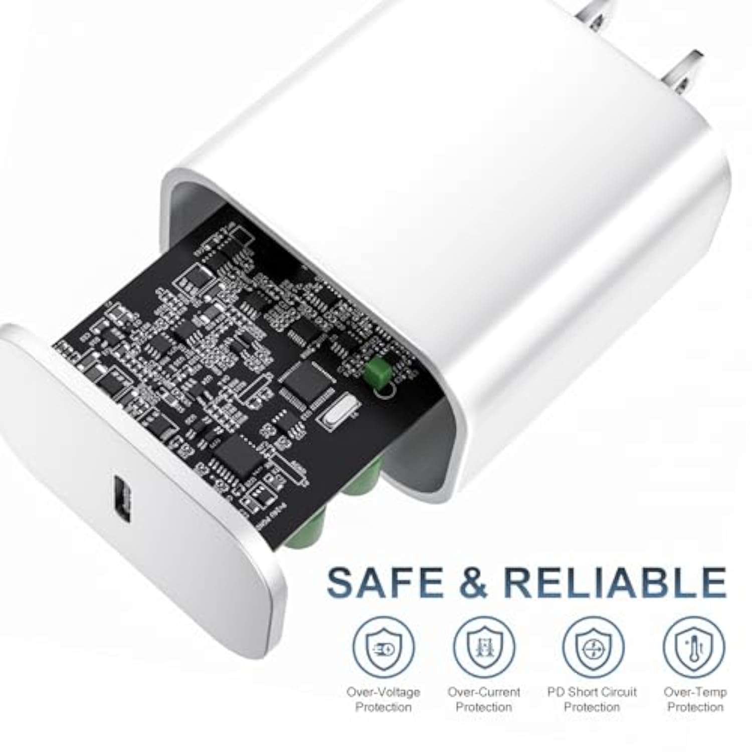 Charger For Iphone Charger Fast Charging, 20W Fast Charger Usb C Wall Charger Block With 6Ft Fast Charger Cable For Iphone 14/14 Pro Max/13/13 Pro Max/12/12 Pro Max/11/Xr/Xs/X