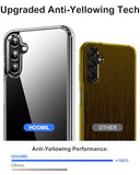 Case for  Galaxy A35, Non-Yellowing, Drop Protection, Anti-Scratch Transparent Hard Back Phone Cover - Crystal Clear